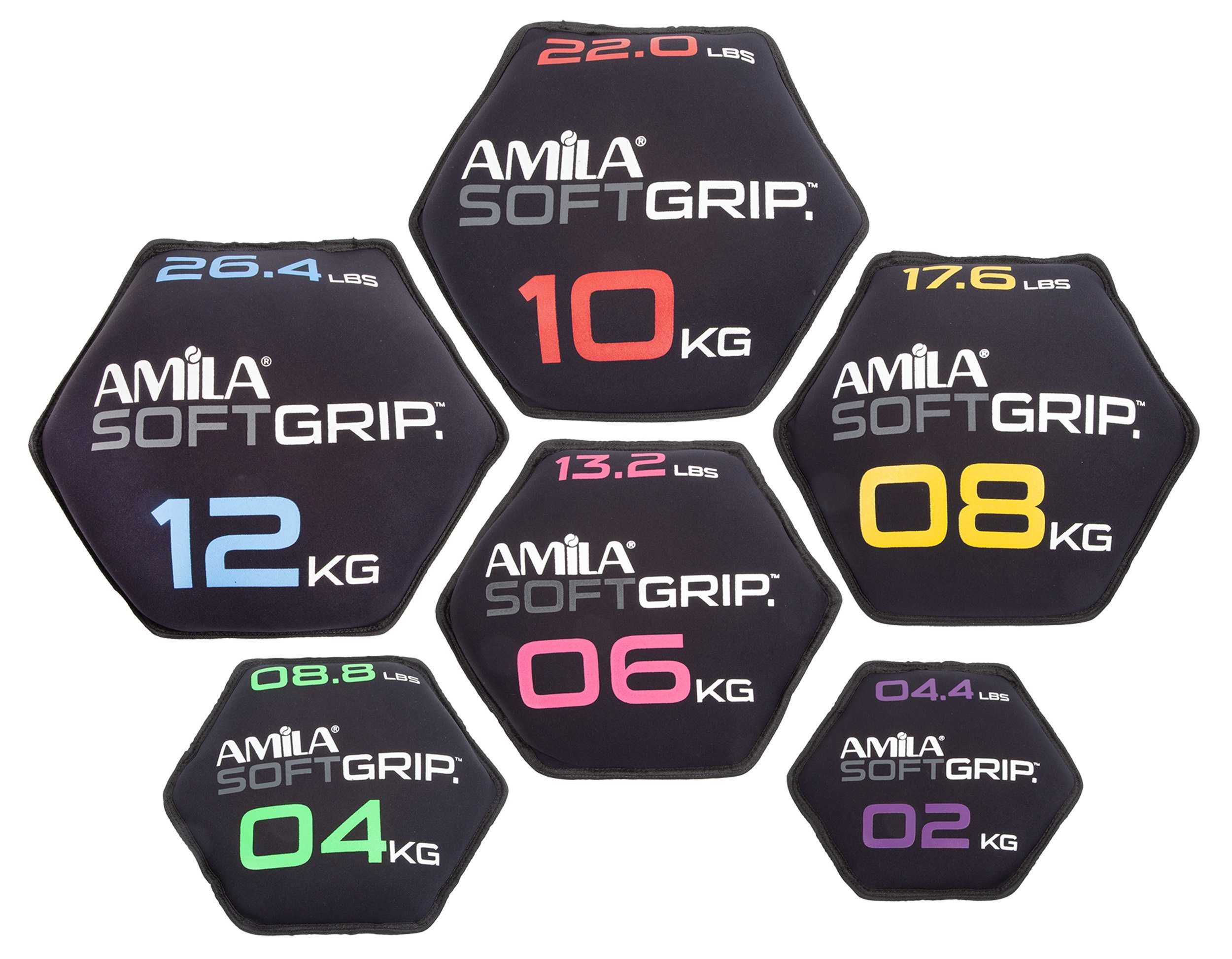 Тренировъчни Торби Soft Grip, Фитнес Торба Amila  2 кг - 12 кг