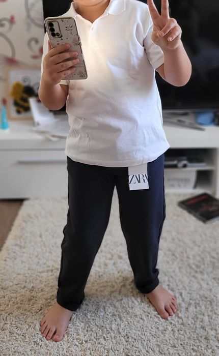 pantaloni scoala zara băieți