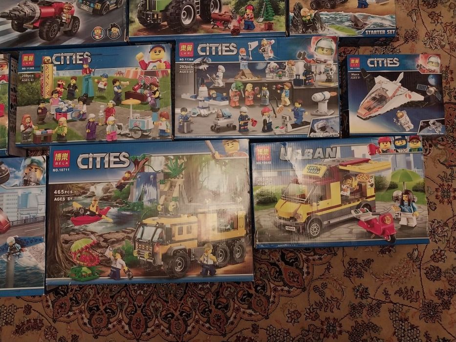 15 наборов лего аналог, цена за всё