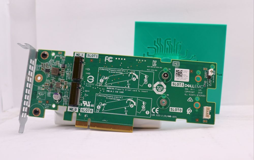 Dell BOSS-S1 Card 2 x m.2 SATA SSD Low Profile 3JT49 pt Gen 14/15