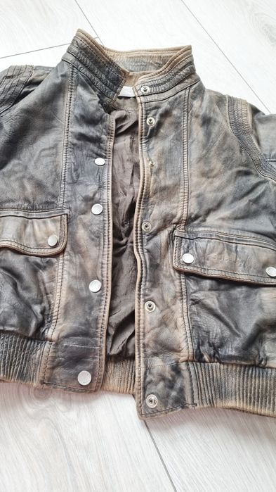 Оригинално яке от агнешка кожа Guess by Marciano, размер XS