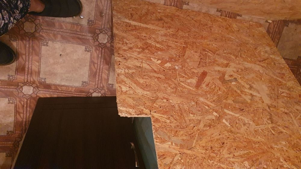 Остатки  гипсокартона и OSB