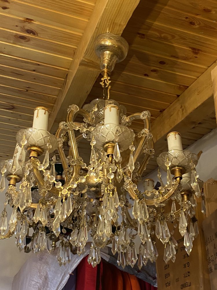 Candelabru/lustra/cristal