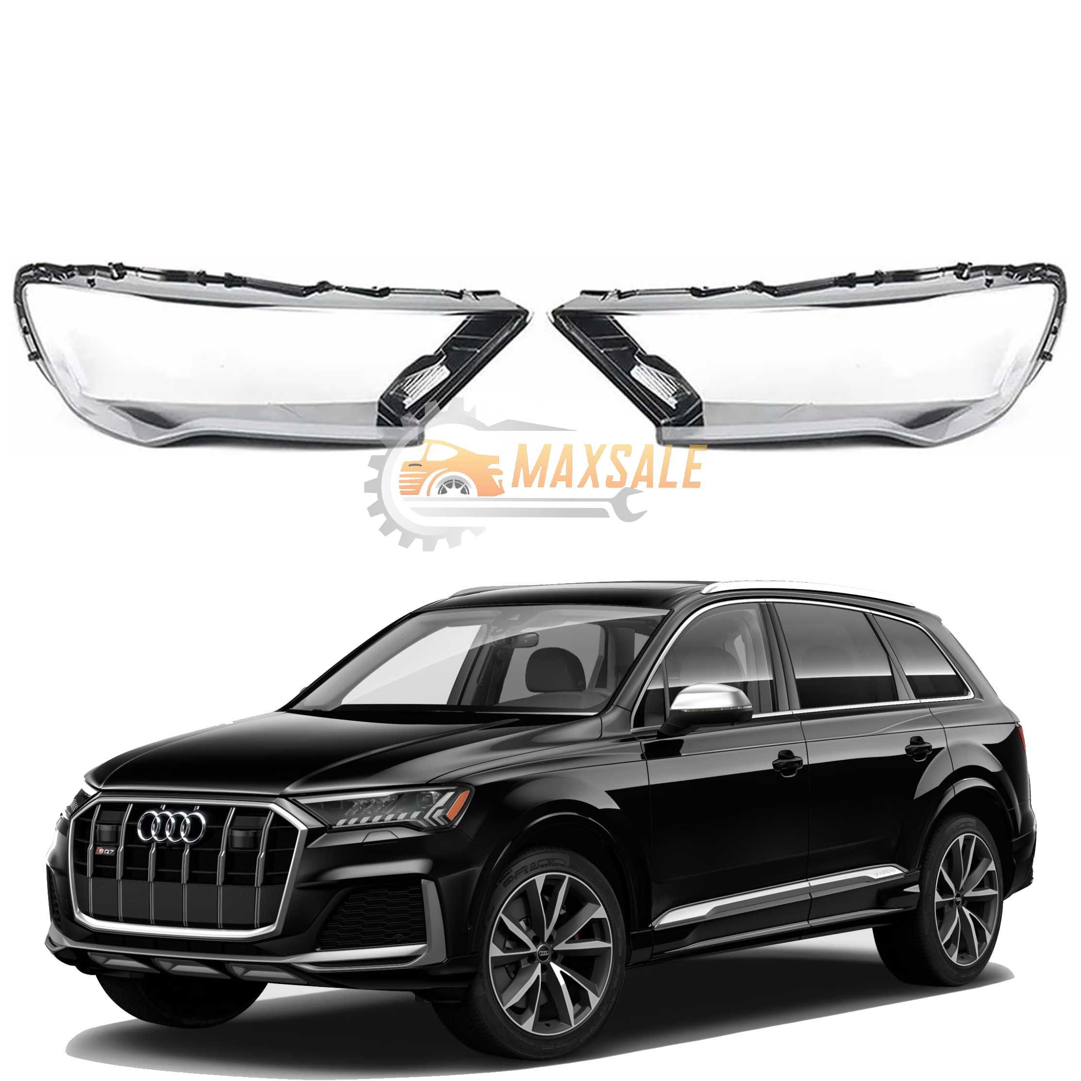 Капаци фарове Audi Q7 (21-22) фар ауди кю7 комплект стъкло джип