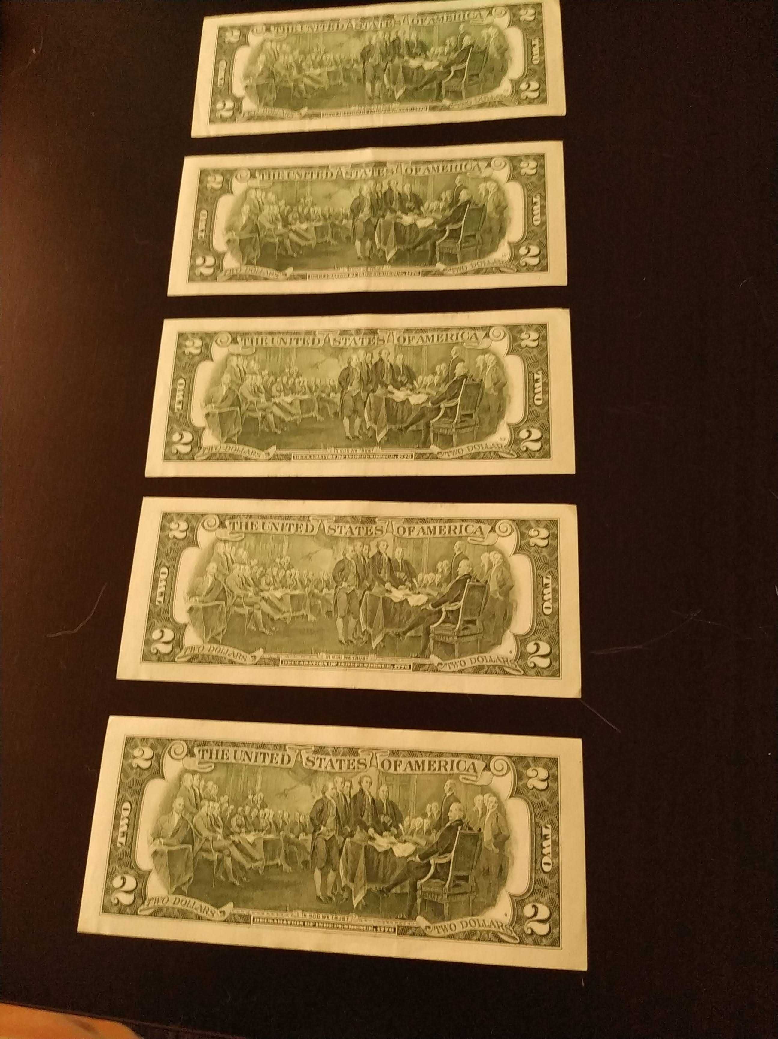 Bancnote 2 dolari