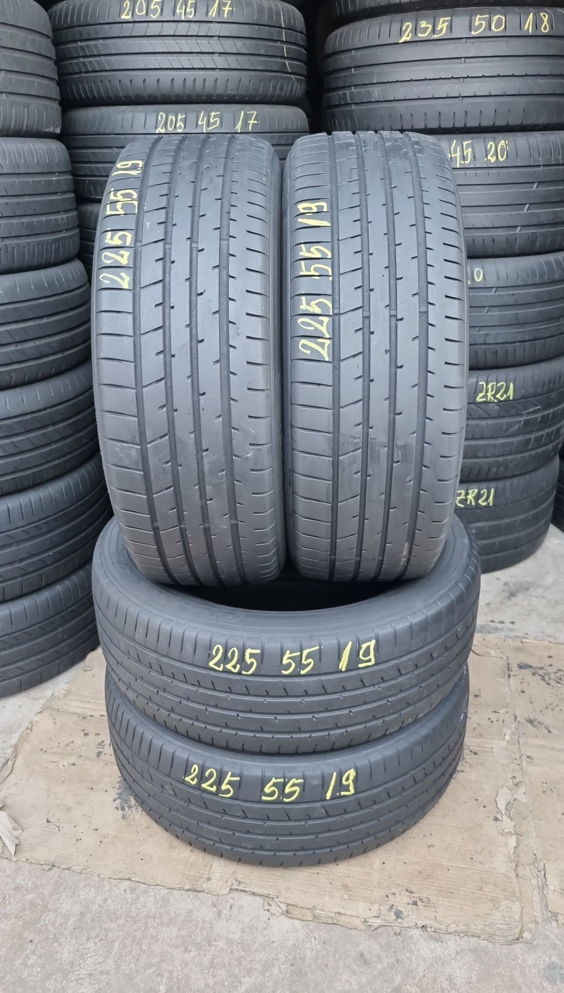 4 Anvelope Vară Toyo 225 55 R19  DOT4520.