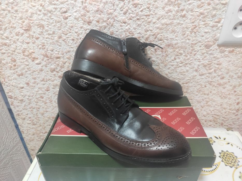 Ботинки мужские кожаные