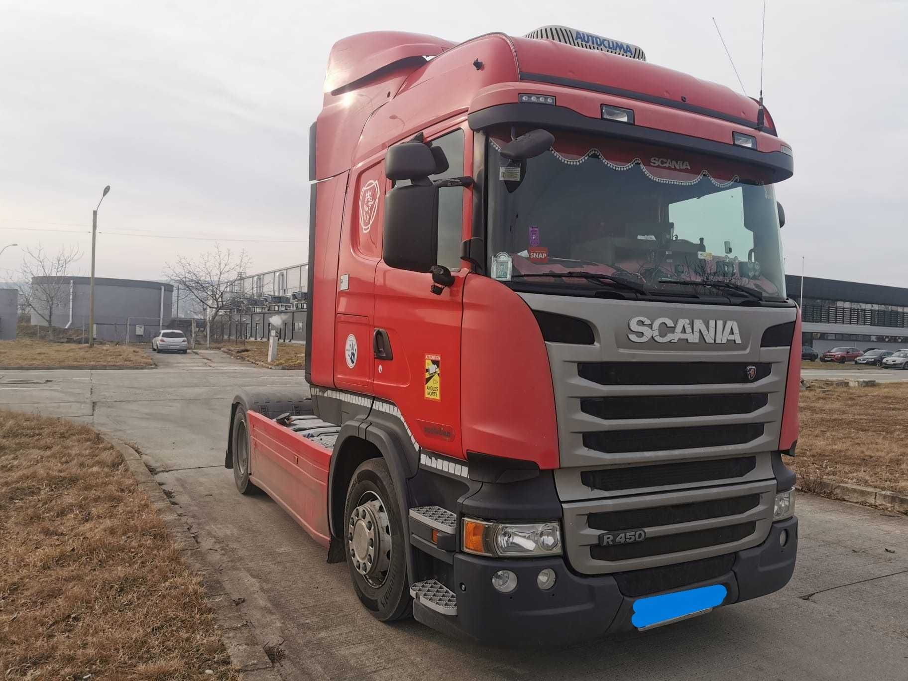 SCANIA R450 RETARDER,Clima de stationare