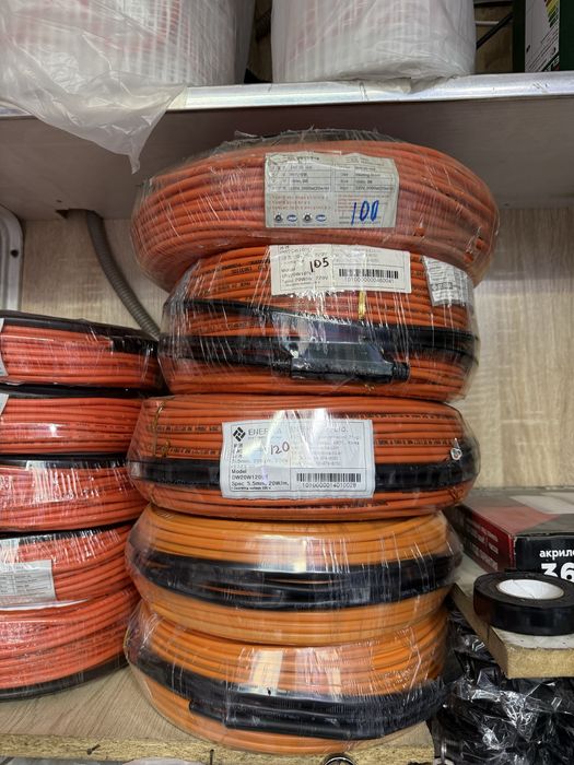 теплый пол, датчеклари ва бошка турдаги нарсала бор