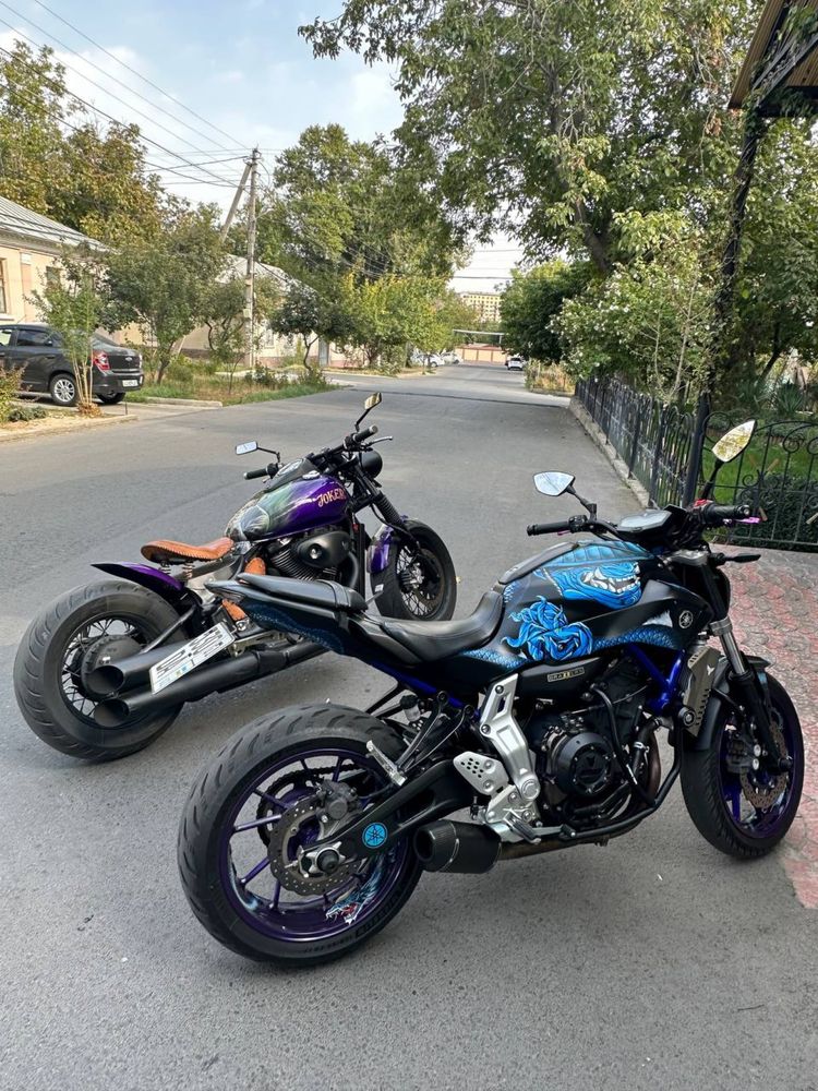 Yamaha MT07 700м3 Японец, Мотоцикл, Стрит