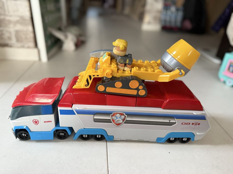 Пес патрул Paw Patroller + Rubble lego