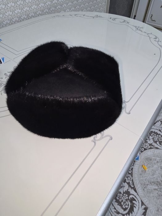 Шапка ушанка норковая