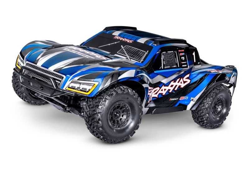 Traxxas MaxxSlash рц количка с дистанционно башинг и скоци офроуд 1/8