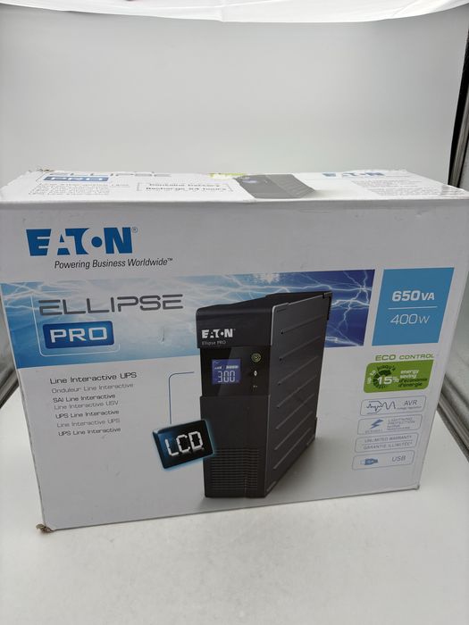 Ups Eaton Ellipse Pro, 650va 400W, sigilat, transport inclus
