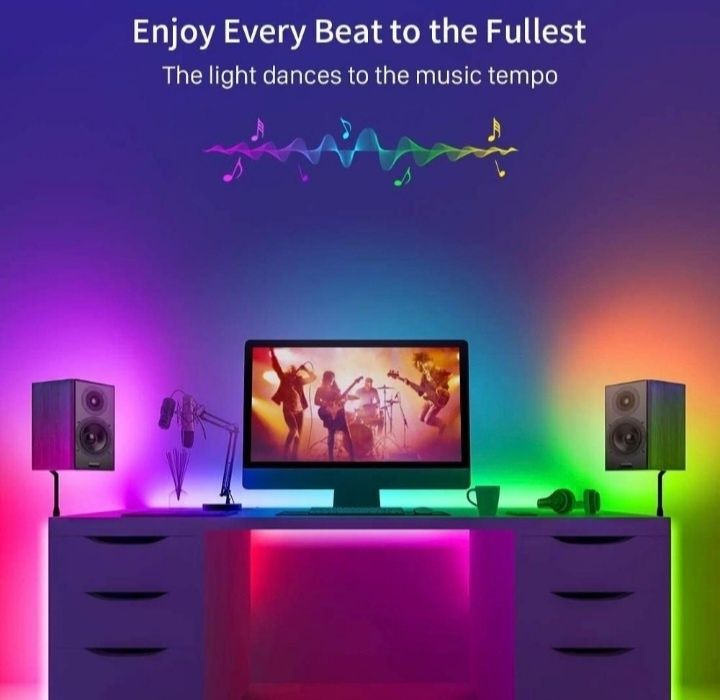 Banda LED Adresabila Smart 60led 12W/M IP65 Bluetooth Dream WS2812