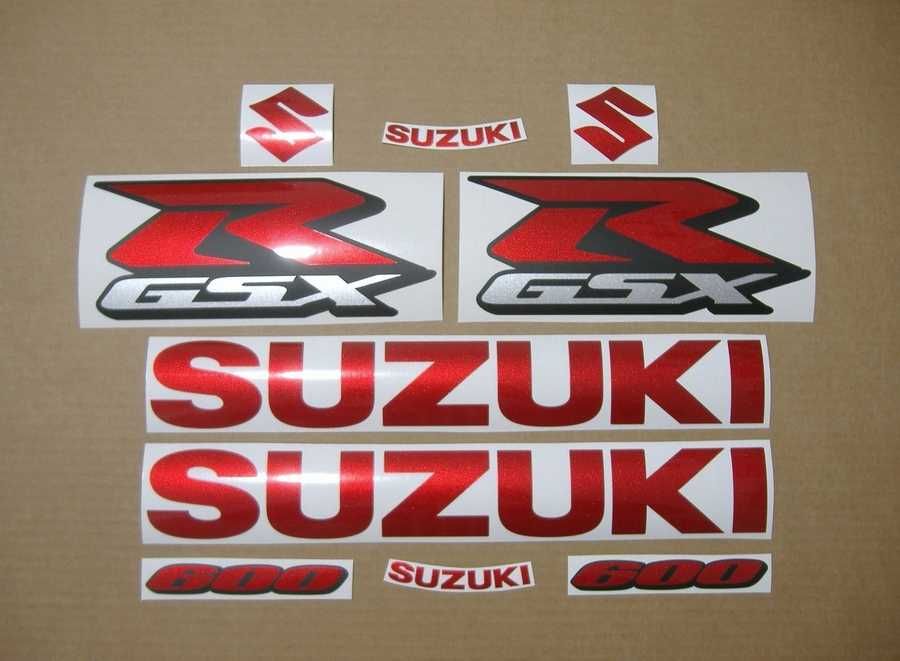 Стикери Сузуки 600 различни цветове GSXR Suzuki лепенки гсхр емблеми