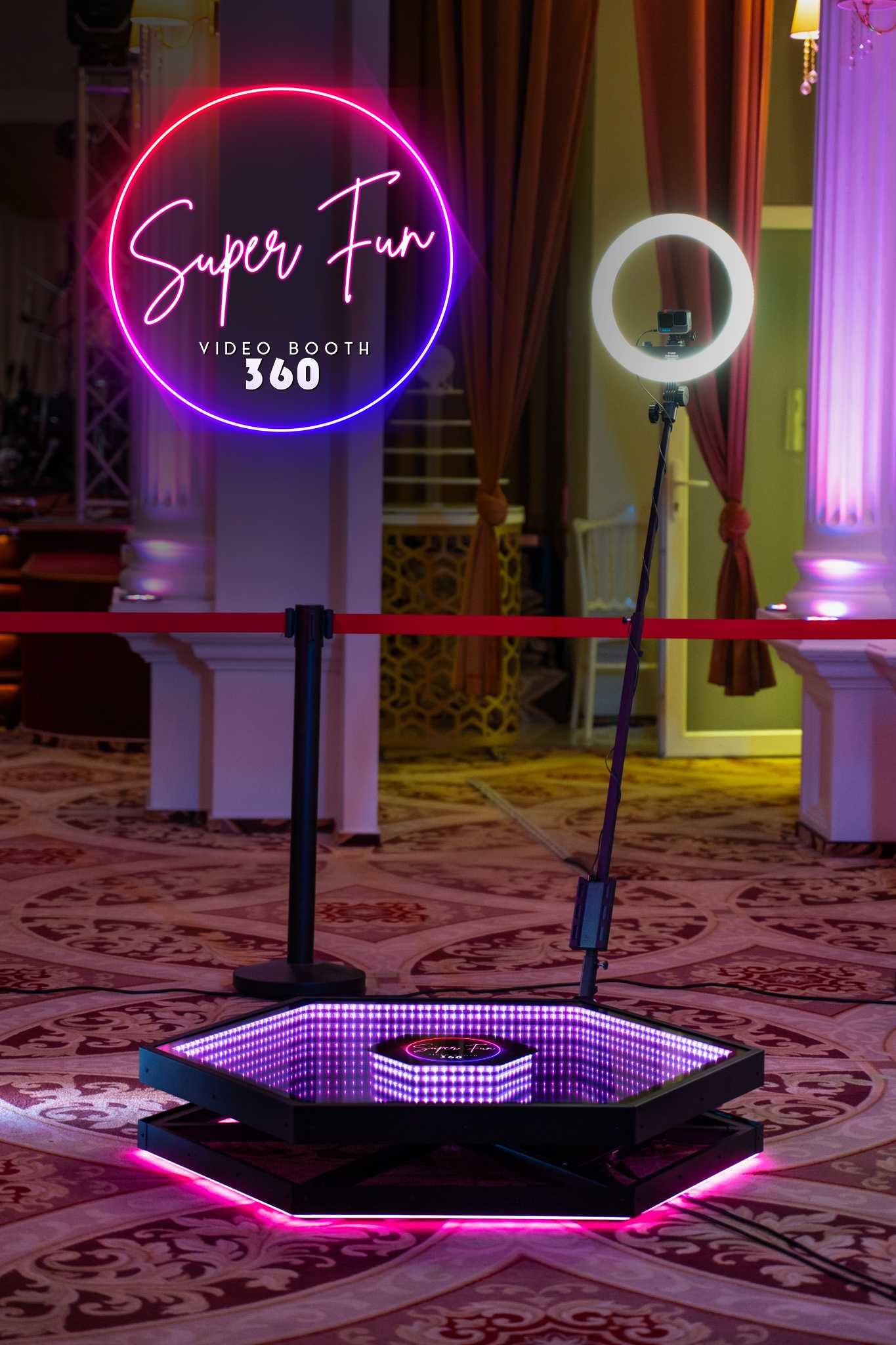 SuperFUN Video Booth 360 - Platforma Video 360 Infinity Mirror NEW*