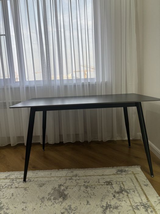 Обеденный стол (черный) новый