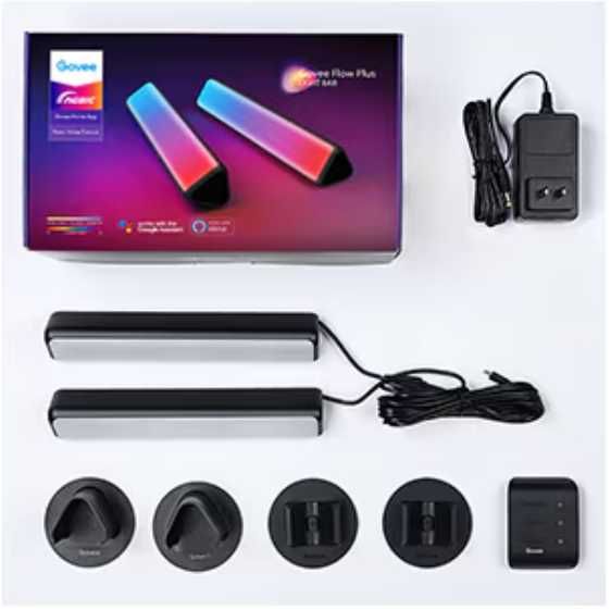 Set 2 lampi LED RGBICWW Govee Flow Plus Light Bars TV Govee H6056