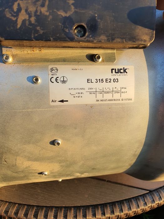 Ventilator RUCK EL 315 E2 03