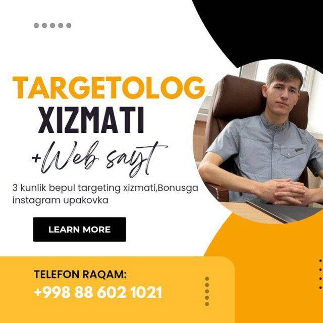 Targetolog xizmati. Sotuvlarizni 2x-10x gacha oshiring.