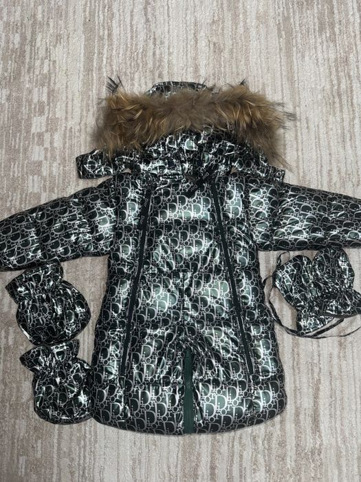 Красивый теплый комбез на зиму