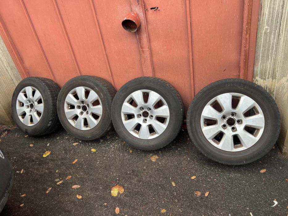 225/60/16 anvelope Continental si jante A6
