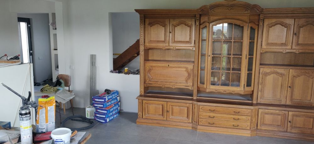 mobilier living din lemn masiv, import Germania