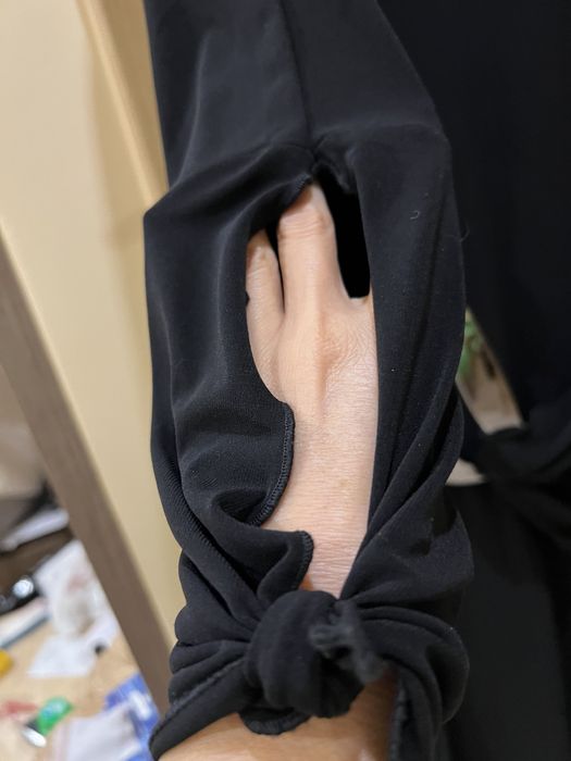 Черна вечерна  рокля с катарама 38 размер