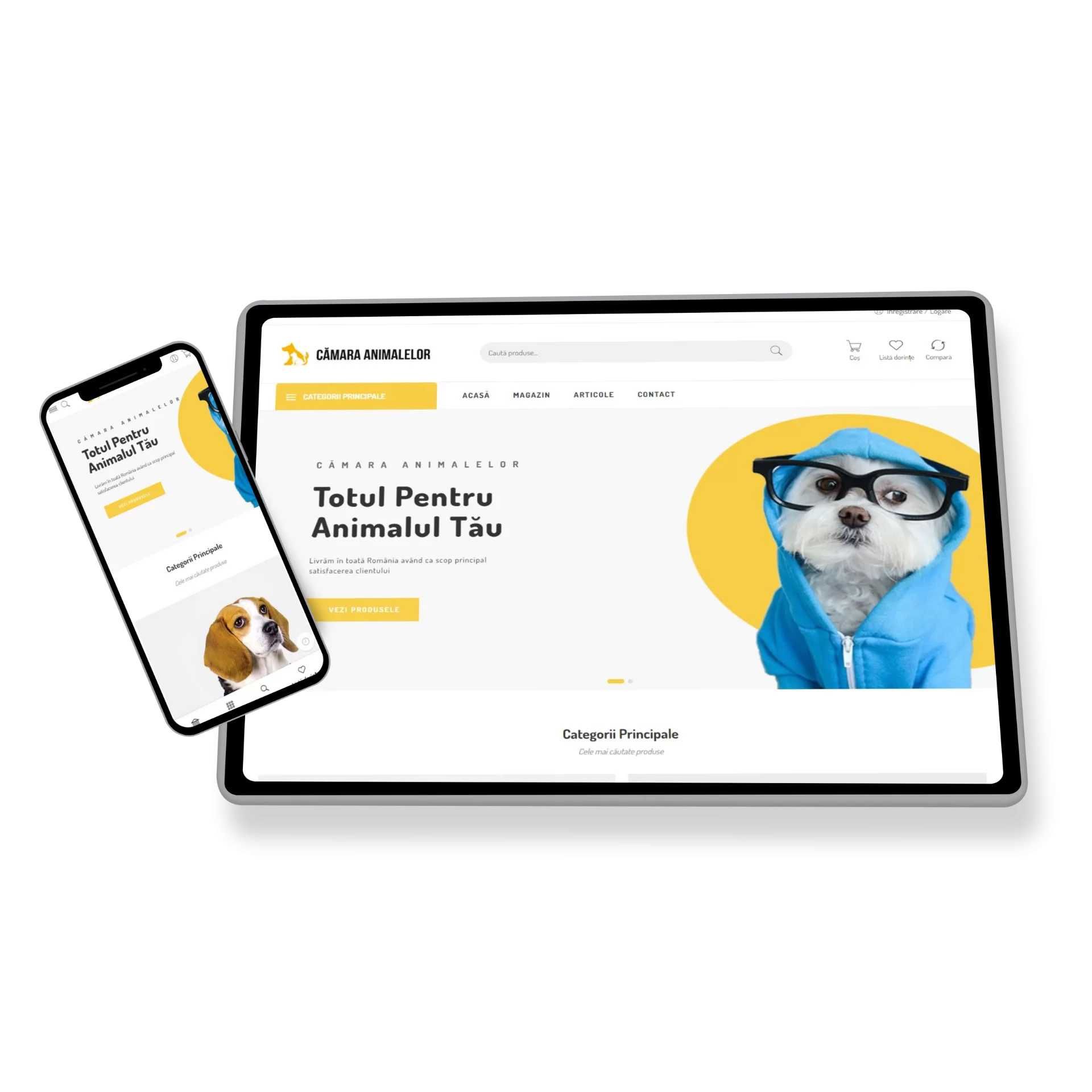 Web Design - Creare Magazin Online / Creare site web