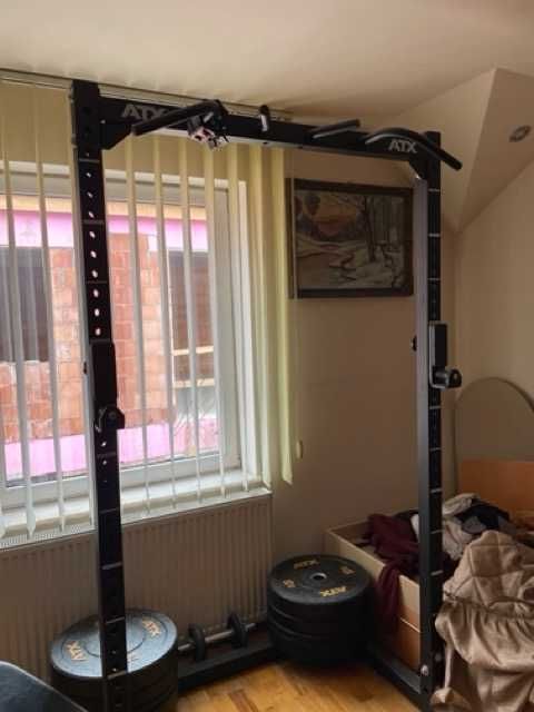 Home gym - cadru crossfit si banca reglabila