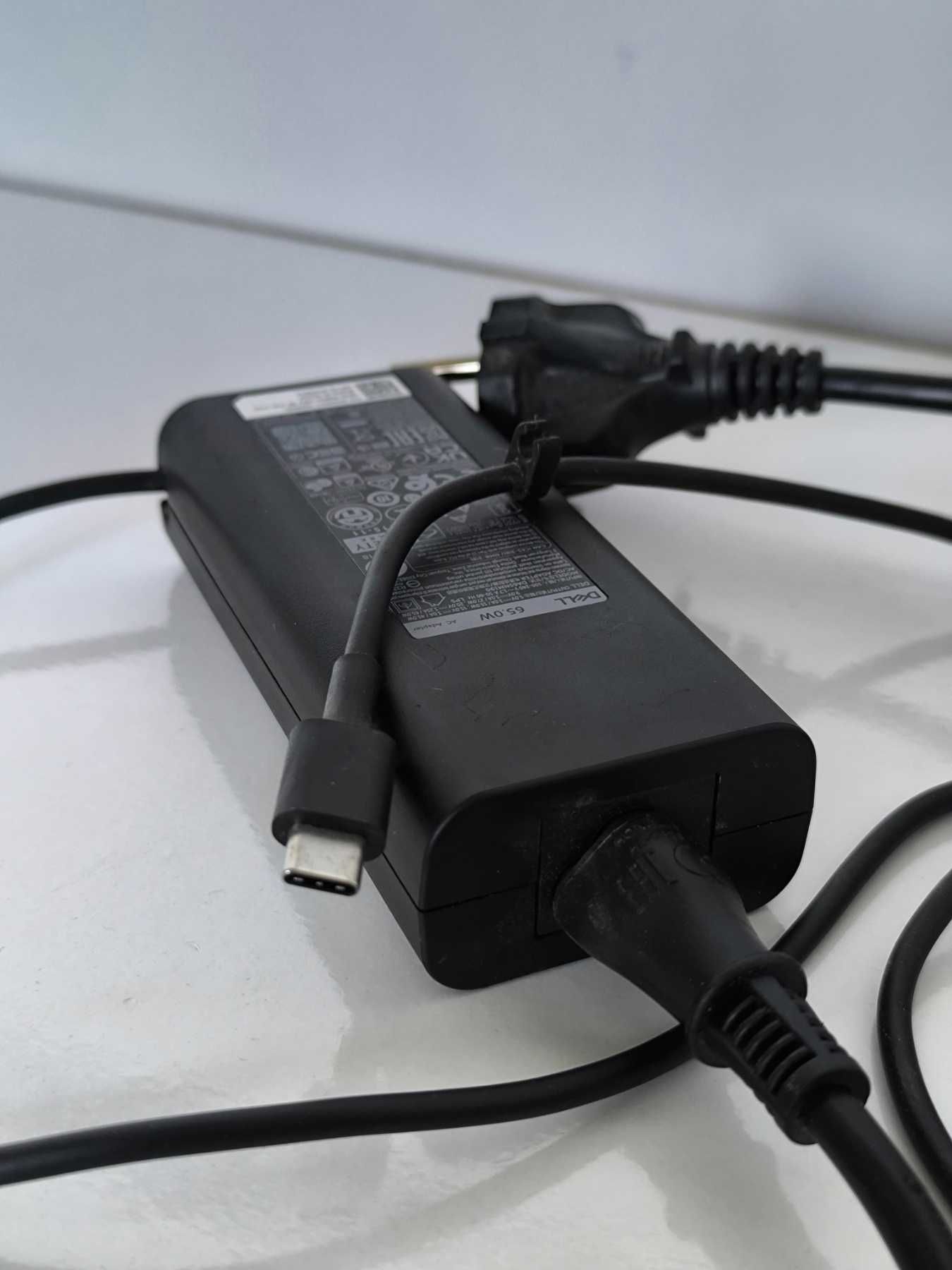 Dell 65 W USB‑C Оригинално зарядно XPS, Latitude, Inspiron, Chromebook