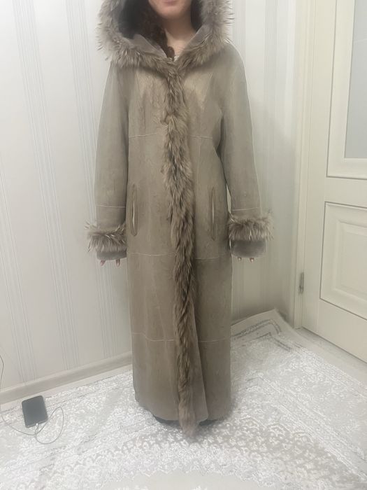 Дубленка длинная на выход