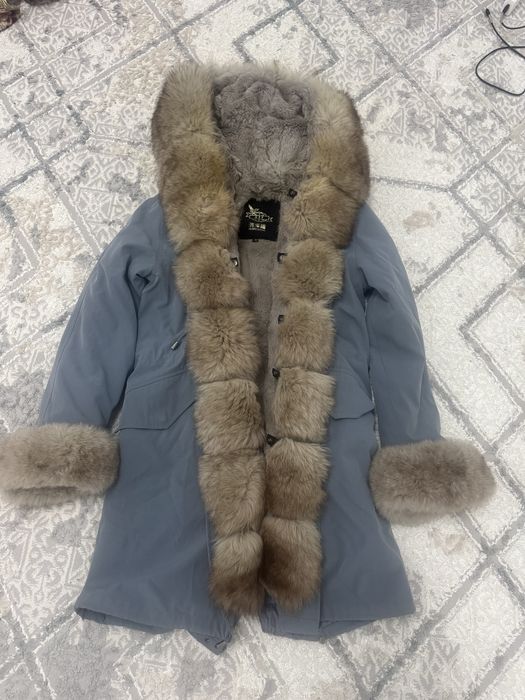 Парка из натурального меха.