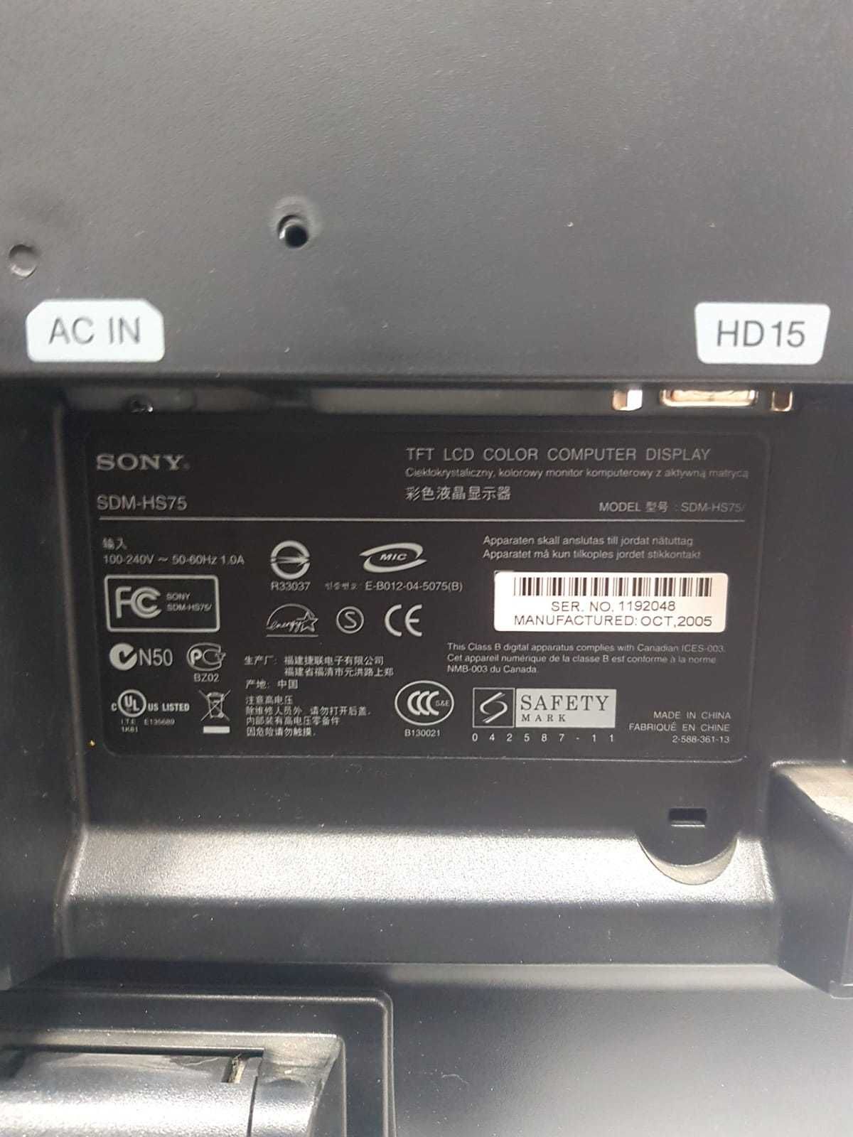 Монитор Sony SDM-HS75P
