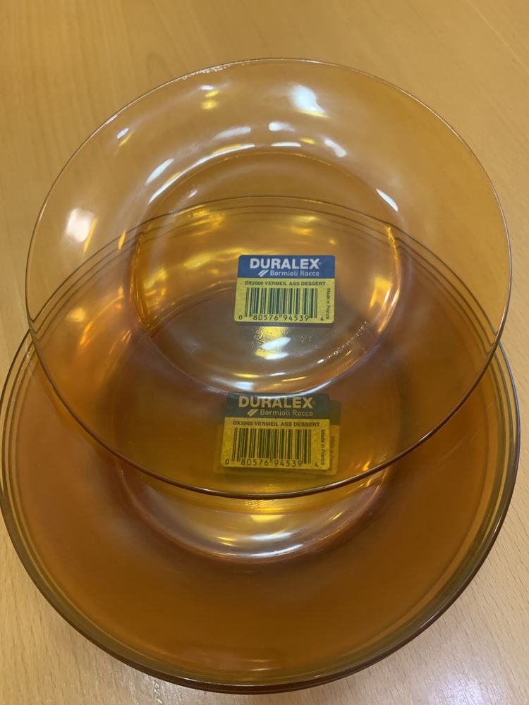 Duralex-6 бр.(десертна чиния Vermeil 19см.)