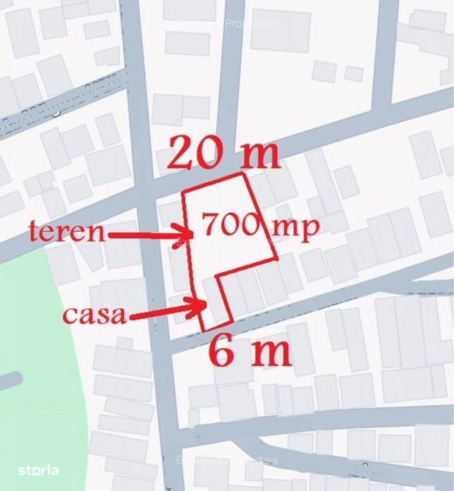 Teren 711 mp si casa batraneasca toate utilitatile