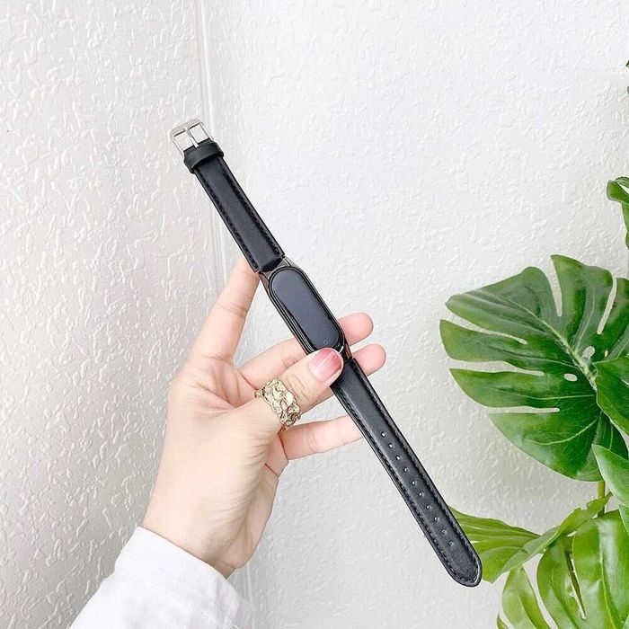 Curea piele bratara Xiaomi Mi Band 5 Mi Band 6 Amazfit Band 5 6