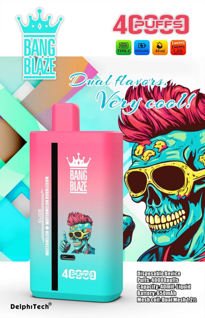 Pachet 2 vape 40.000 puffs 2 arome Reincarcabil Type C