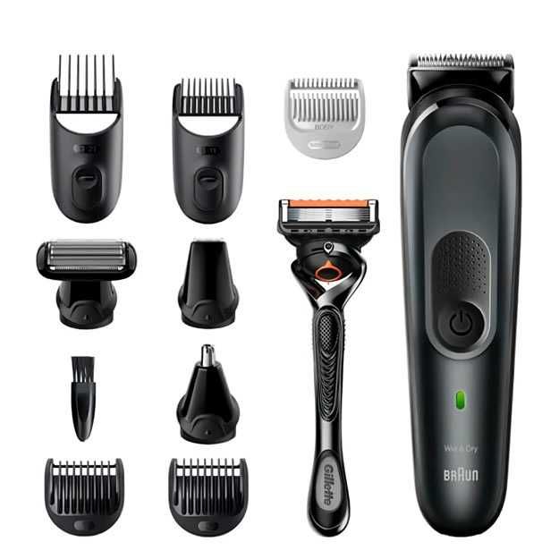 Триммер универсальный Braun MGK7330, 10-в-1 + Бритва Gillette