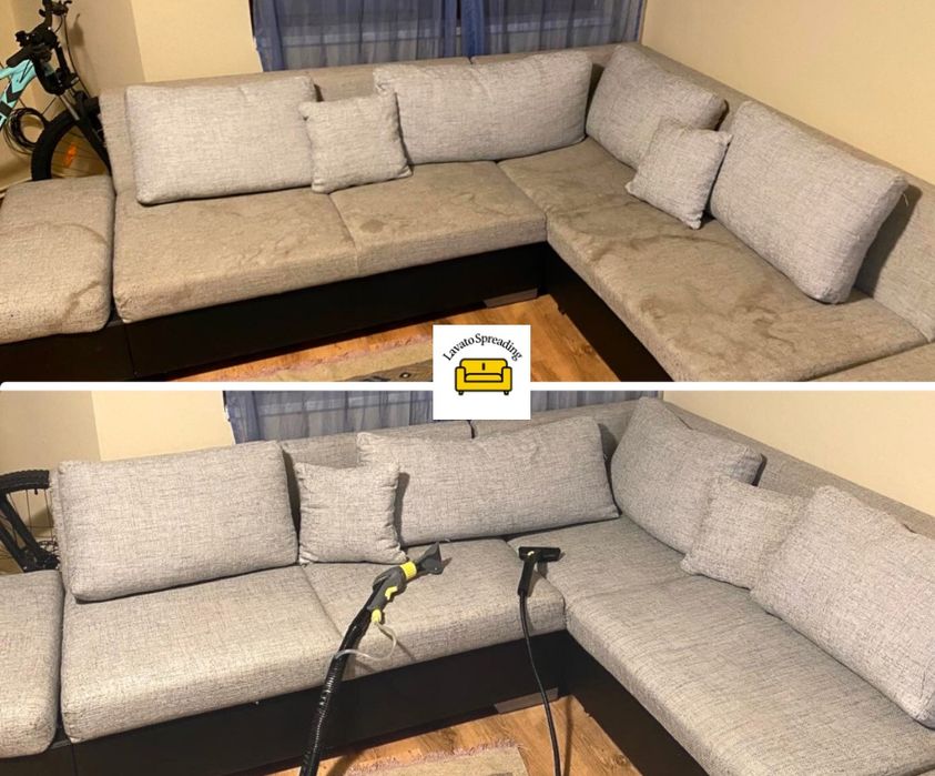 Curatare tapiterie, canapele, saltele plus igienizare cu Abur!