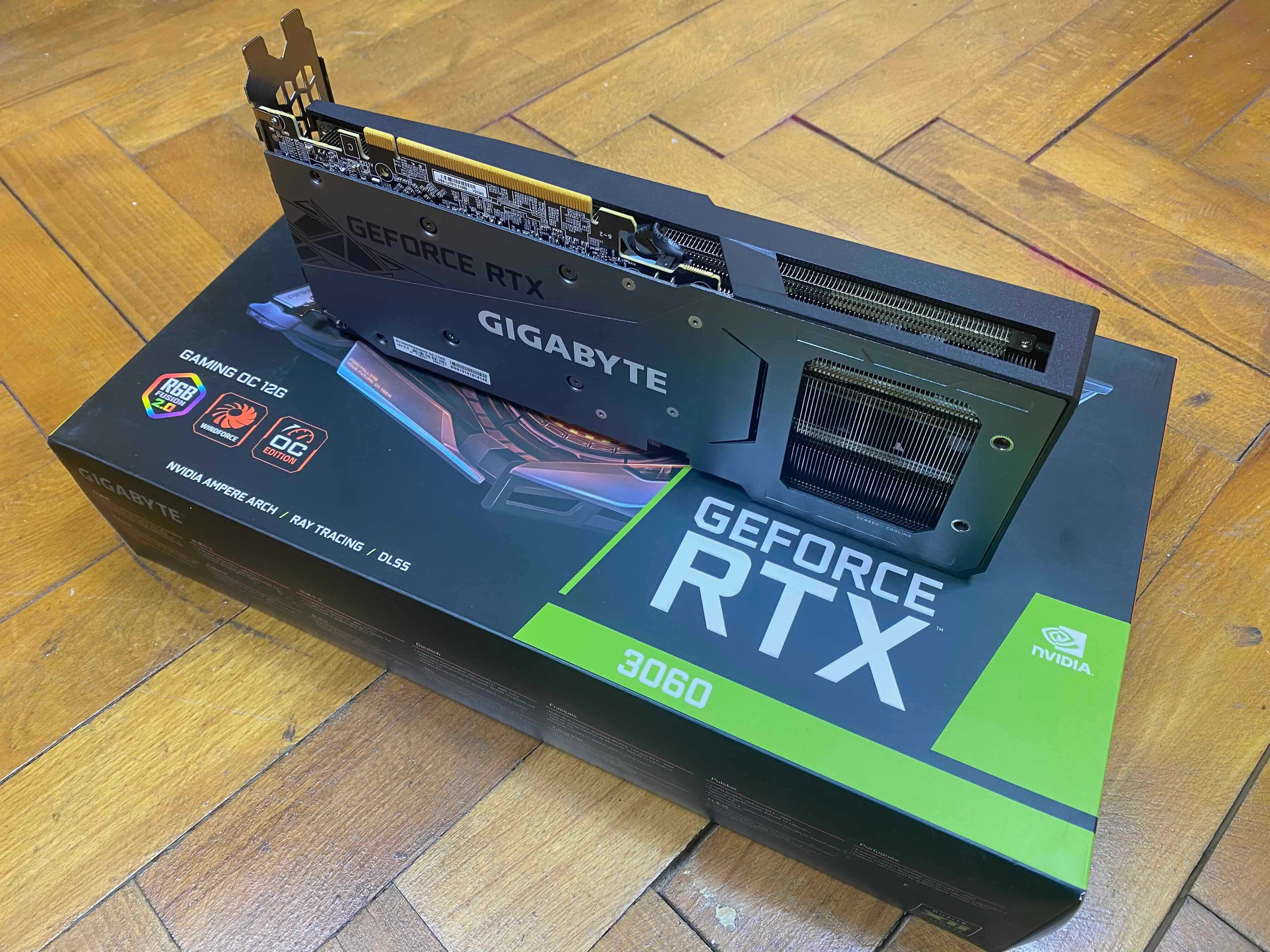 Placa video Gigabyte Geforce RTX 3060 12Gb RAM - GARANTIE