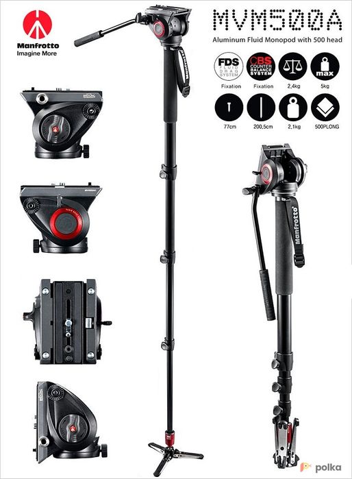 Manfrotto Monopod MVM500A Yangi