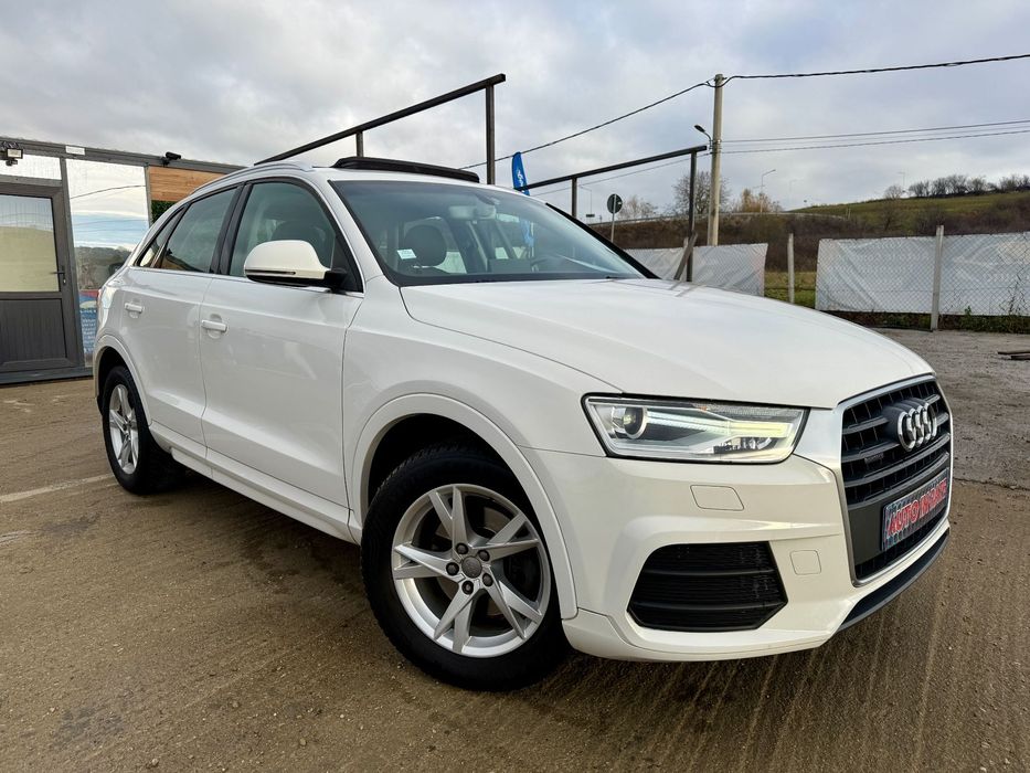 Audi Q3 2.0TDI(150cp)*2015/07*Facelift*Faruri Led*Panoramic*Navigatie*Cîrlig