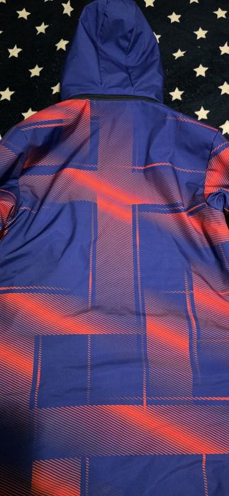 Geaca Iarna Roș-albastră