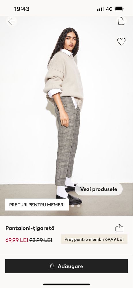 Pantaloni h&m noi