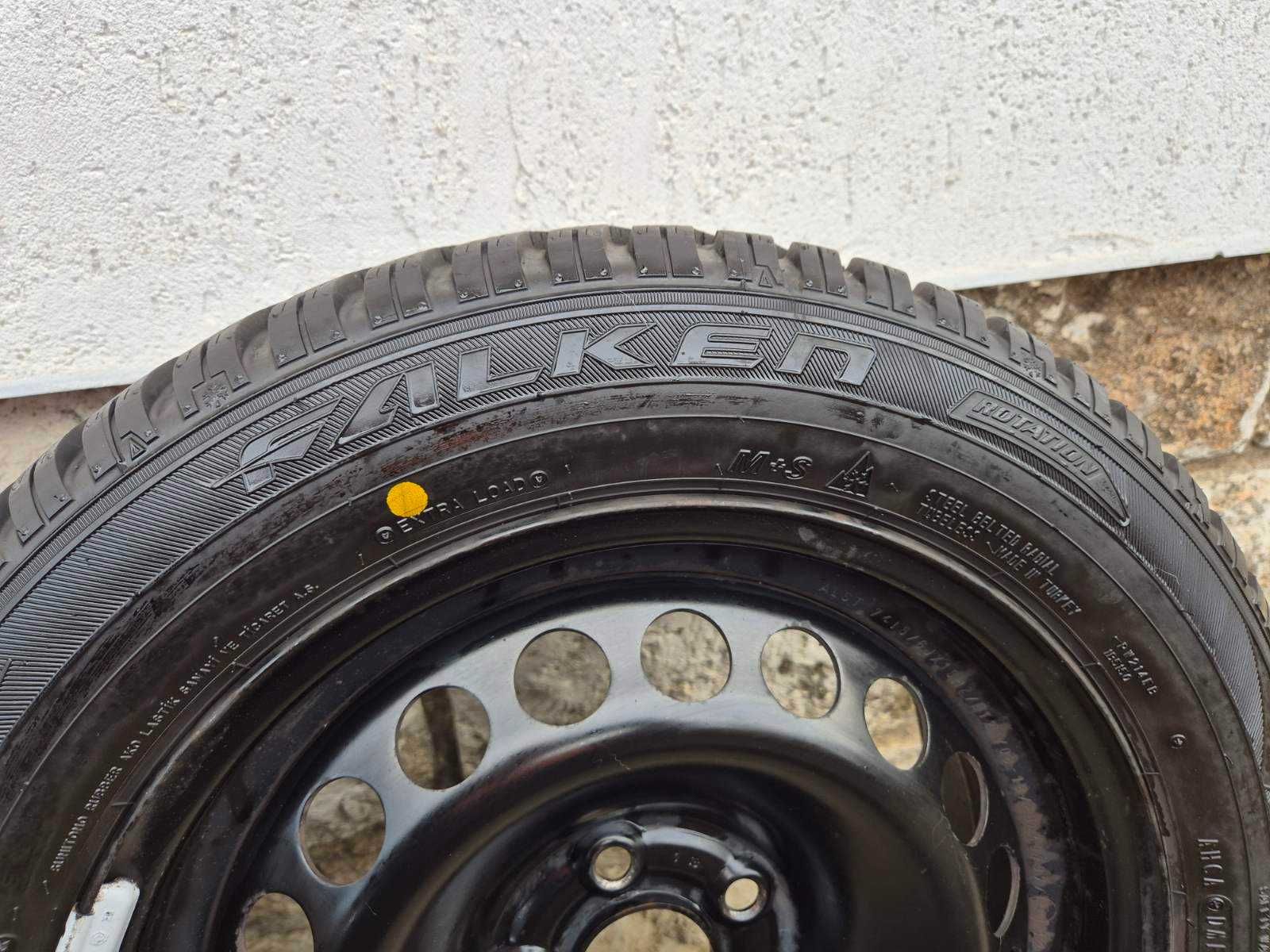 Нови Зимни Гуми 185/60/15  Falken Eurowinter  с метални джанти 5x110