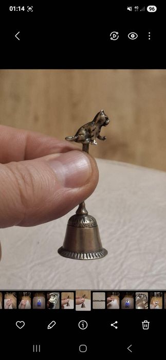 Clopoțel argint masiv.Are 10 gr