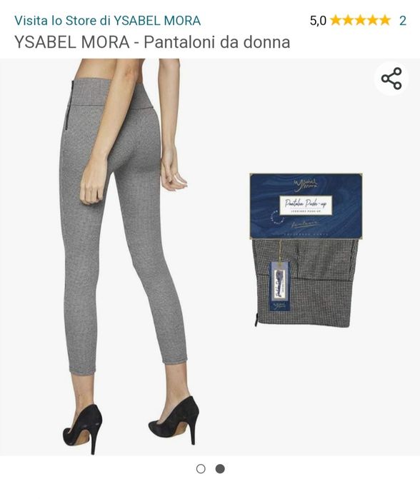 Pantaloni push-up leggins Ysabel Mora