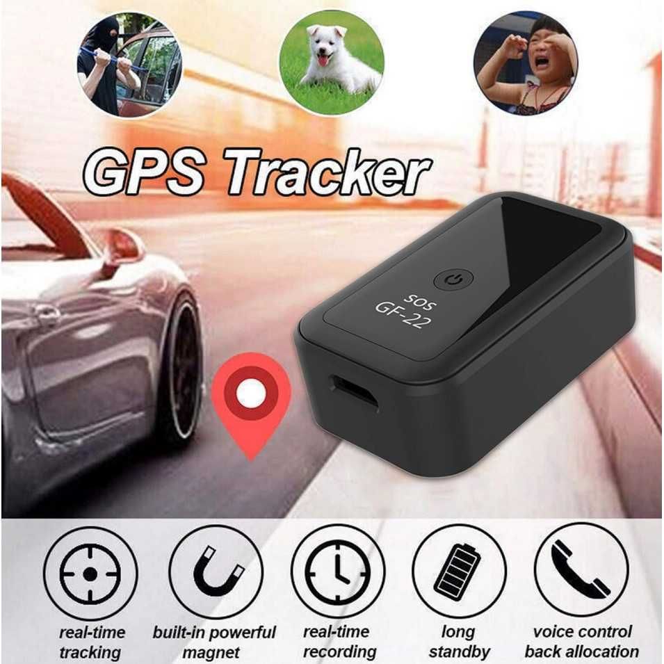 Авто мини GPS тракер GF-22, GPS, GSM, LBS и WIFI